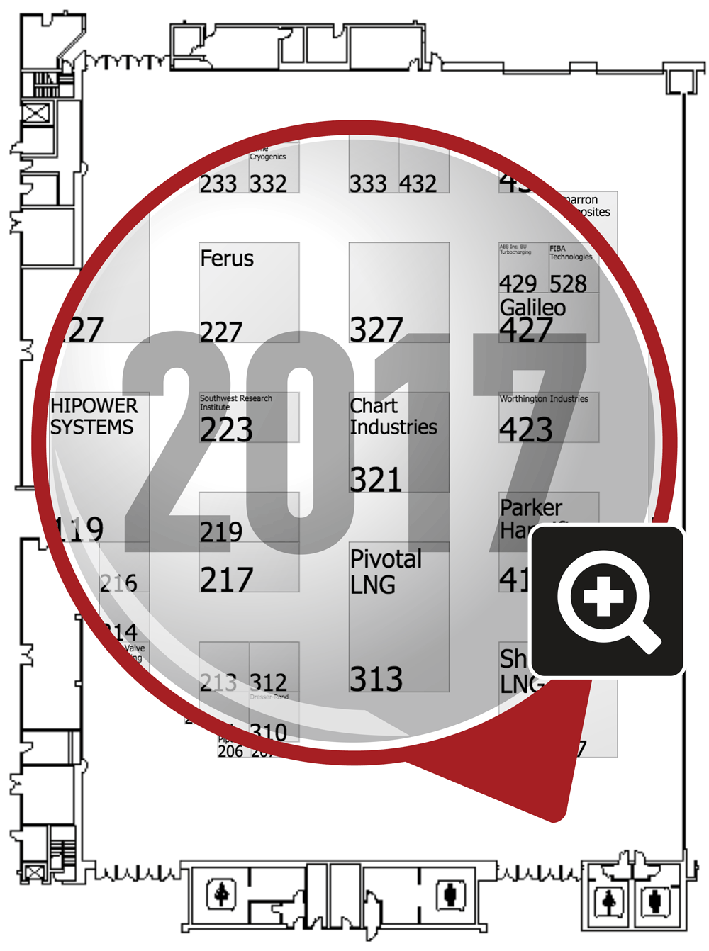 HHP2017 Expo Hall Map